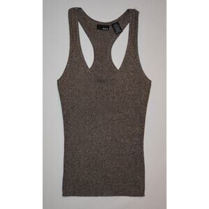 Mixit Bronze Gold Racerback Tank Top MED